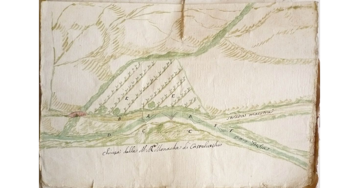 [Strada delle Cacce per il Poggio a' Frati a Tressa]