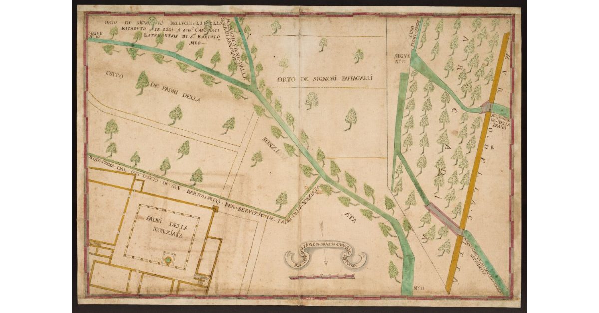[Mappa di parte della città di Pistoia]