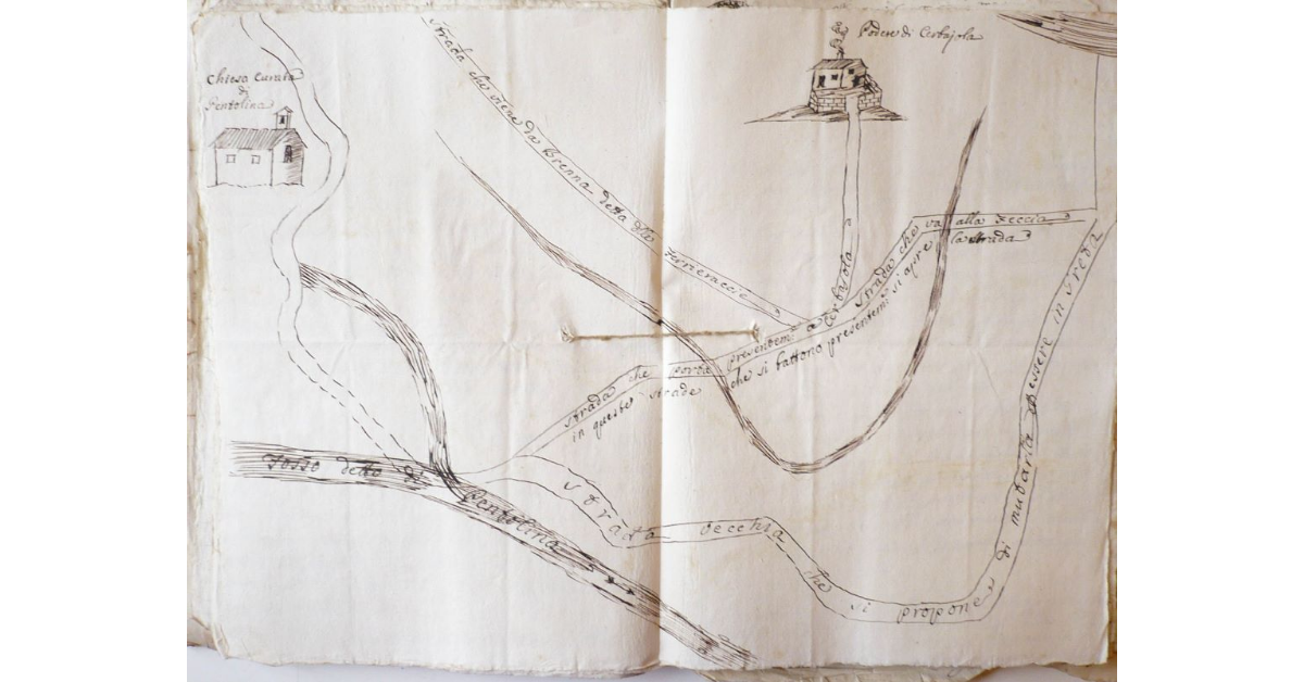 [Strada detta "del Pesce" al Podere di Cerbaiola]