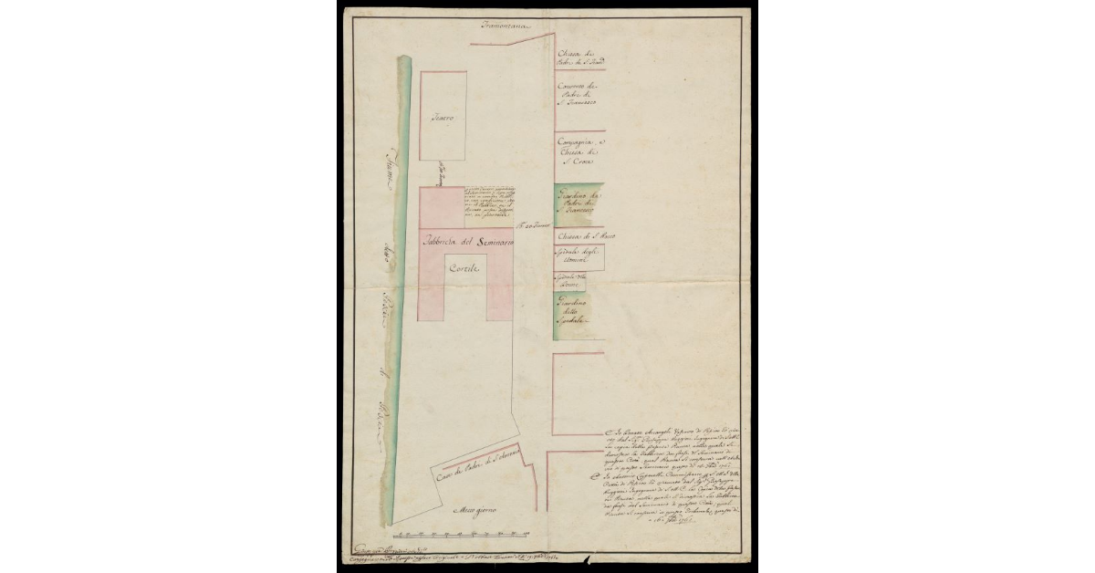 [Pianta del Seminario di Pescia]