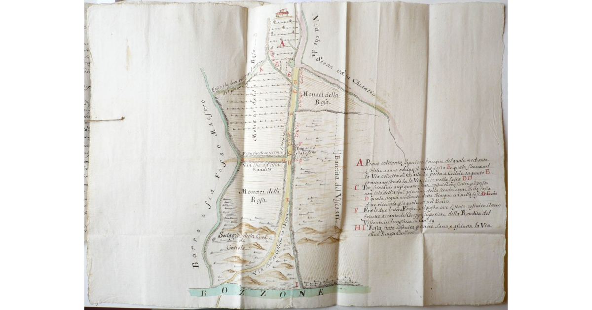 [Via che da Cellole va a Siena]