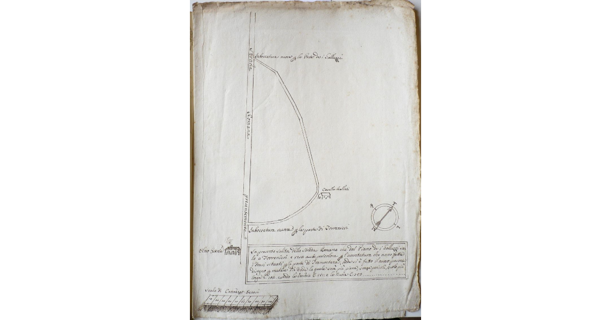 [Strada Romana che dal "Piano dei Galluzzi" sale a Torrenieri]