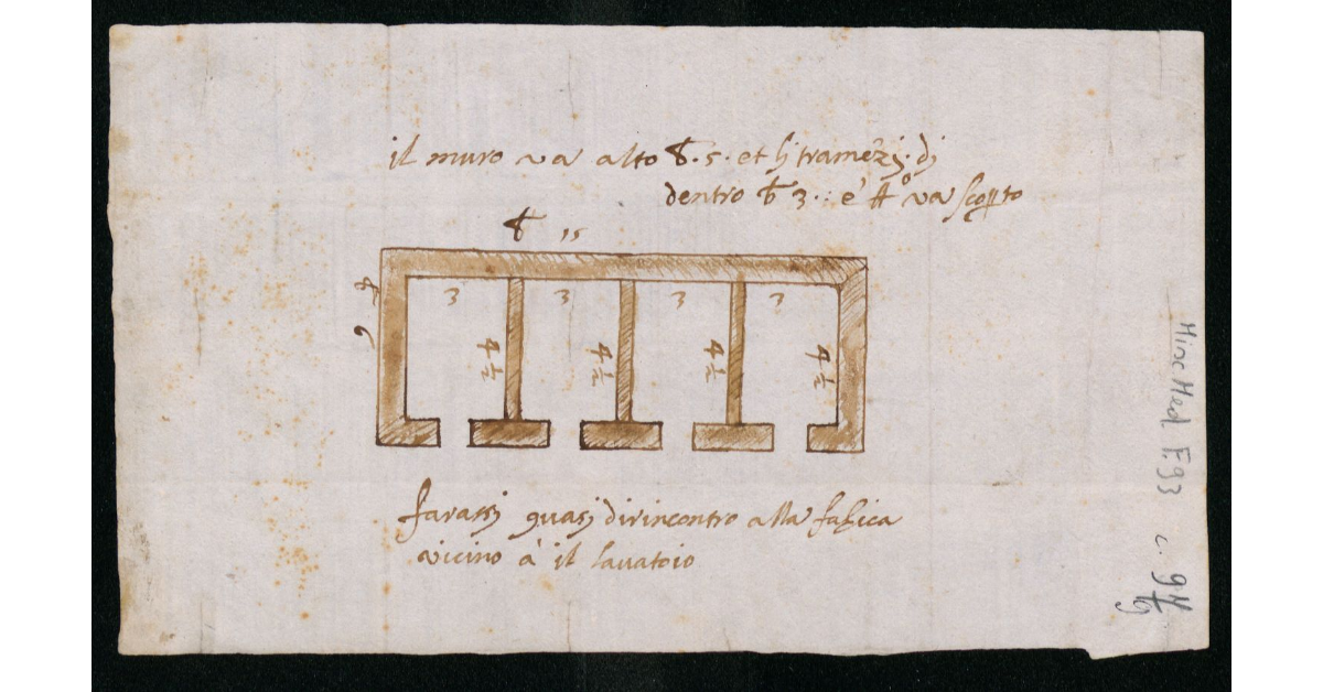 [Pianta di un nuovo edificio di Portoferraio]