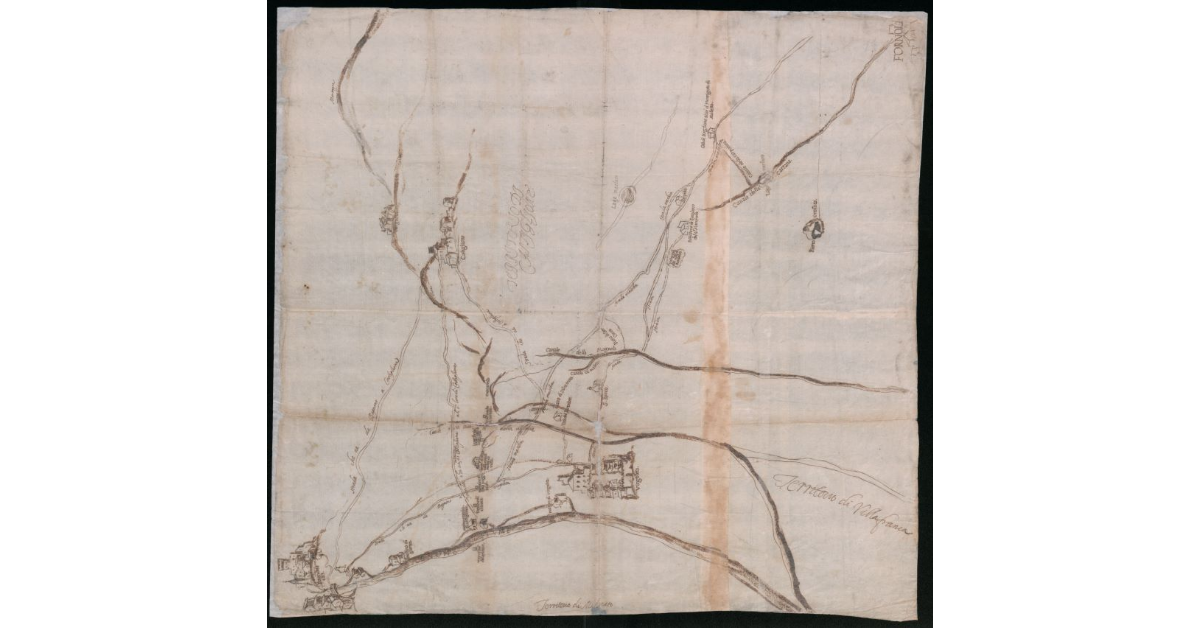 [Pianta del territorio di Bagnone e Castiglione tra Lunigiana e Garfagnana]