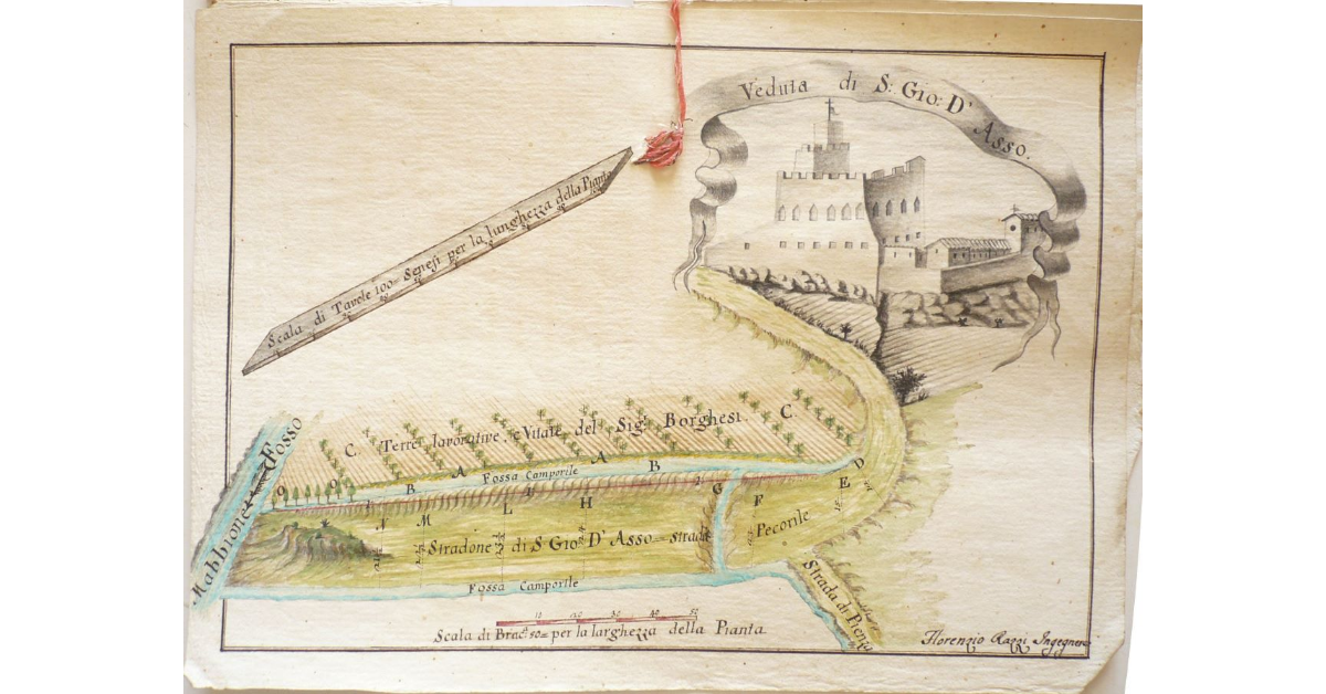 Veduta di San Giovanni d'Asso