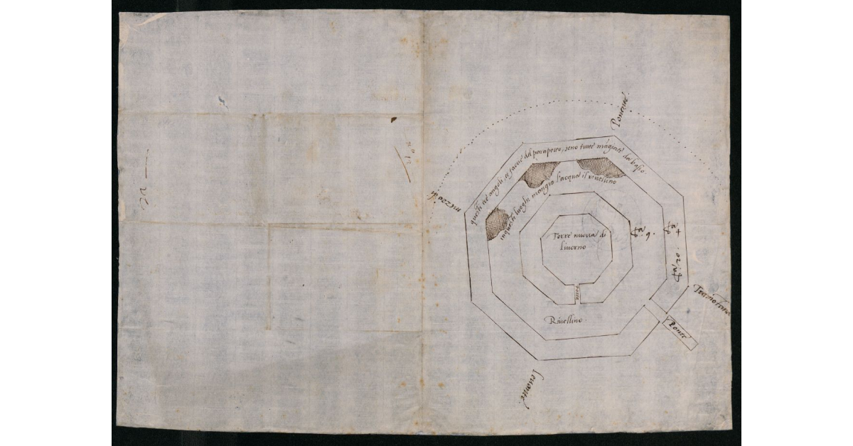 [Pianta della torre del Marzocco di Livorno detta Torre Nuova]