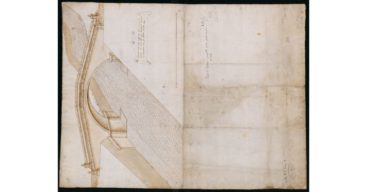 [Progetto del nuovo ponte di Cerbaia sul fiume Pesa]