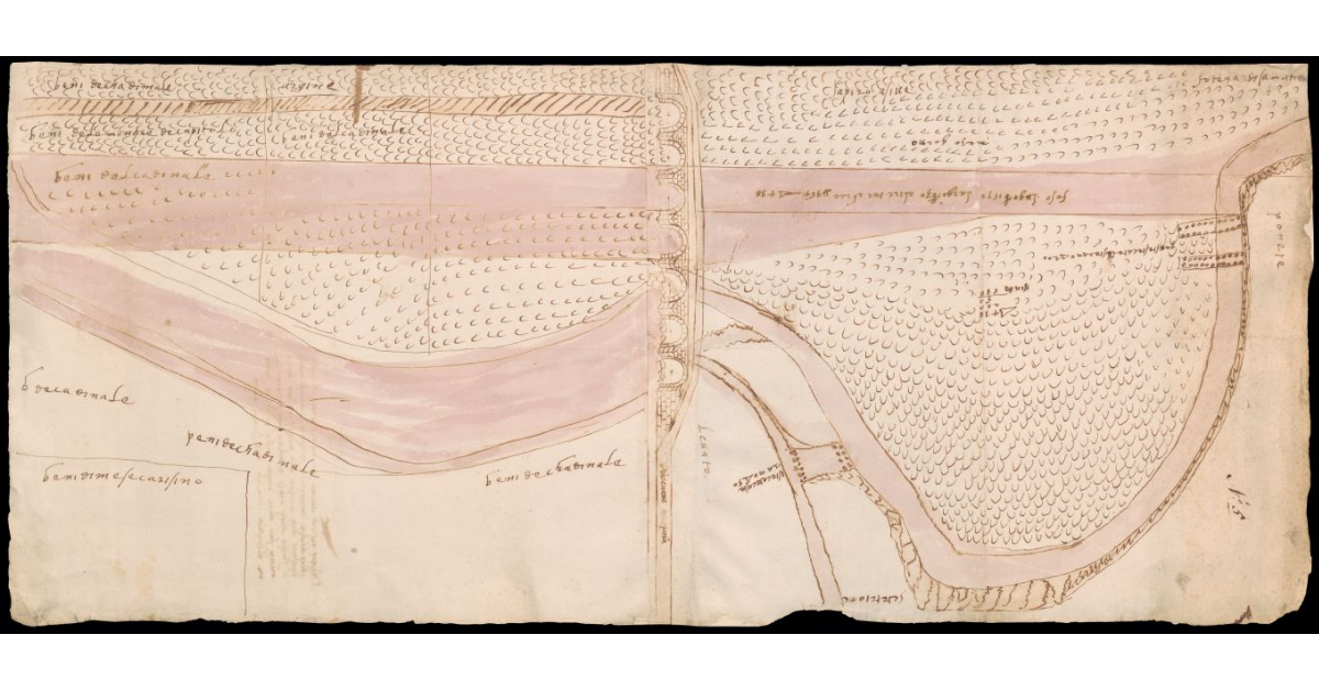 [Disegno del ponte sulla Sieve a S. Piero a Sieve]