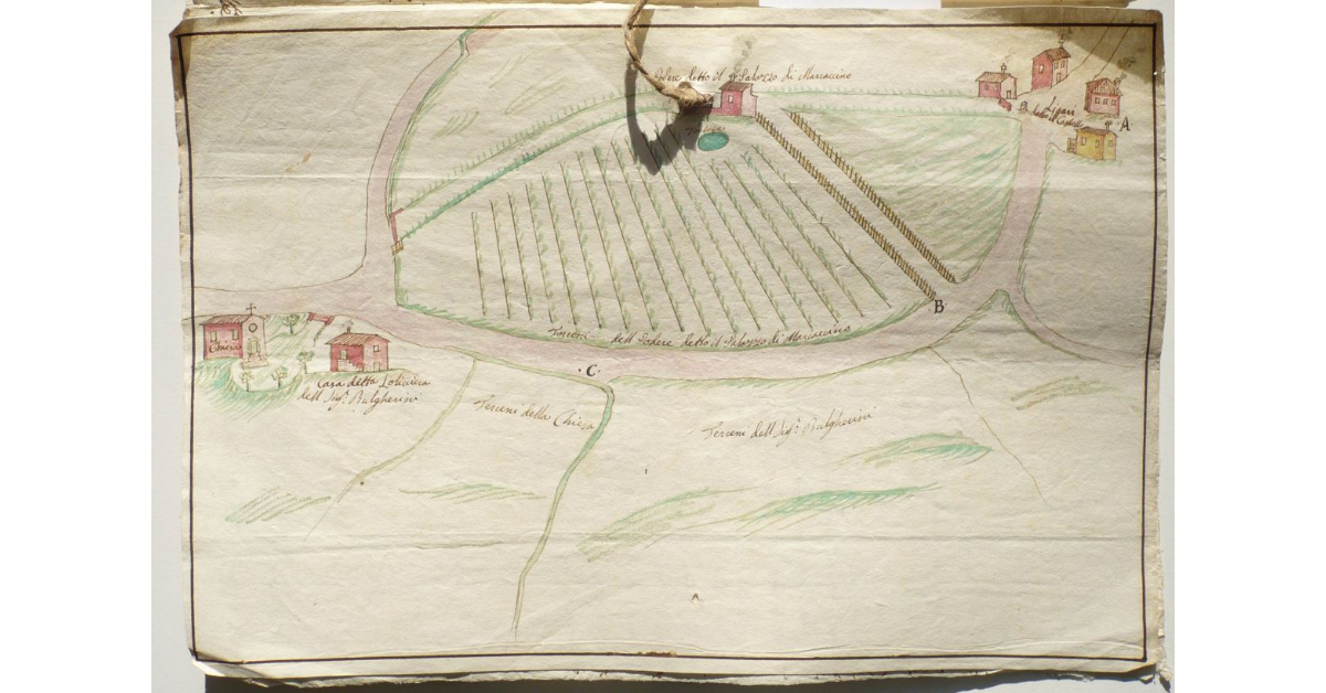 [Strada da Guistrigona verso Siena fino a Ligari in luogo detto "il Castello" a Castelnuovo Berardenga]