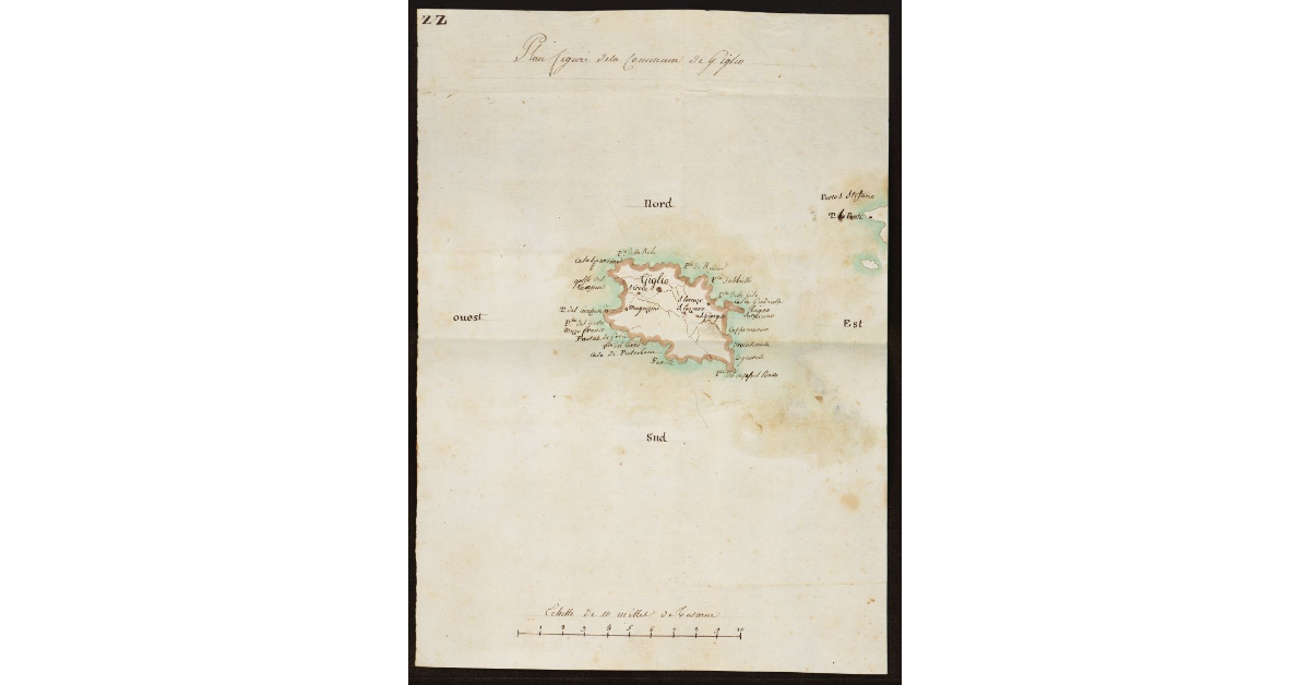 Plan figuré de la Commune de Giglio
