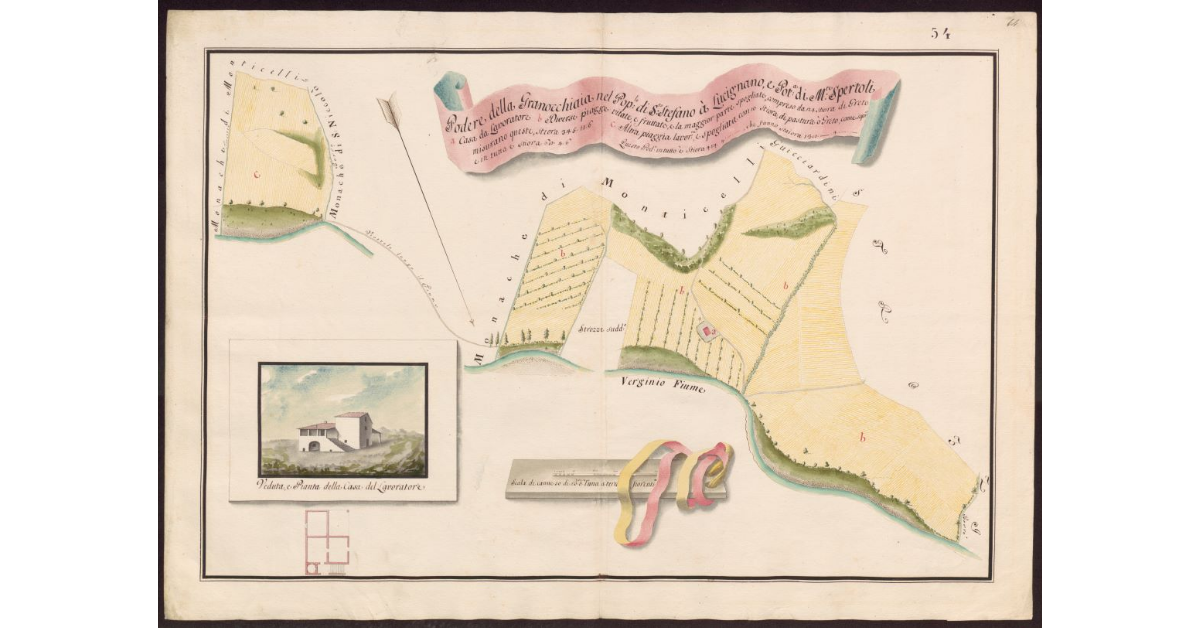 Podere della Granocchiaia nel Popolo di S. Stefano a Lucignano e Potesteria di Montespertoli