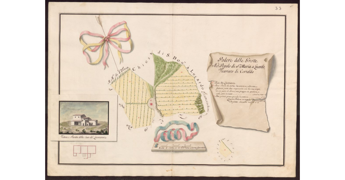 Podere delle Grotte nel Popolo di S. Maria a Lucardo, Vicariato di Certaldo