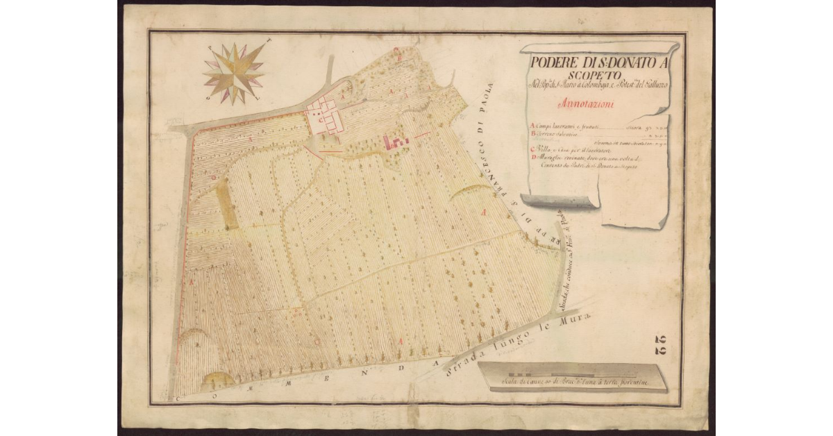 Podere di S. Donato a Scopeto nel Popolo di S. Ilario a Colombaia e Potesteria del Galluzzo