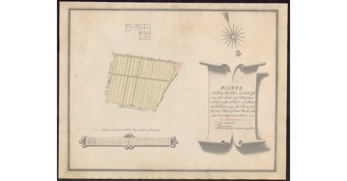 Pianta del Podere detto Il Pozzo