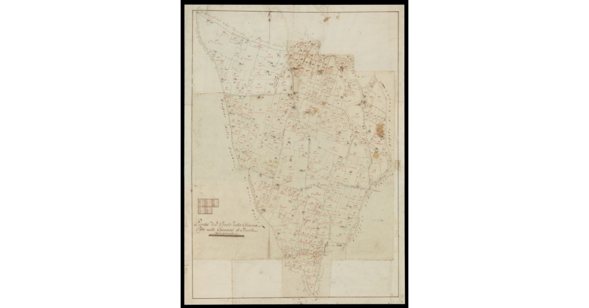 Pianta del Popolo della Chiesina posto nella Comunità di Pescia