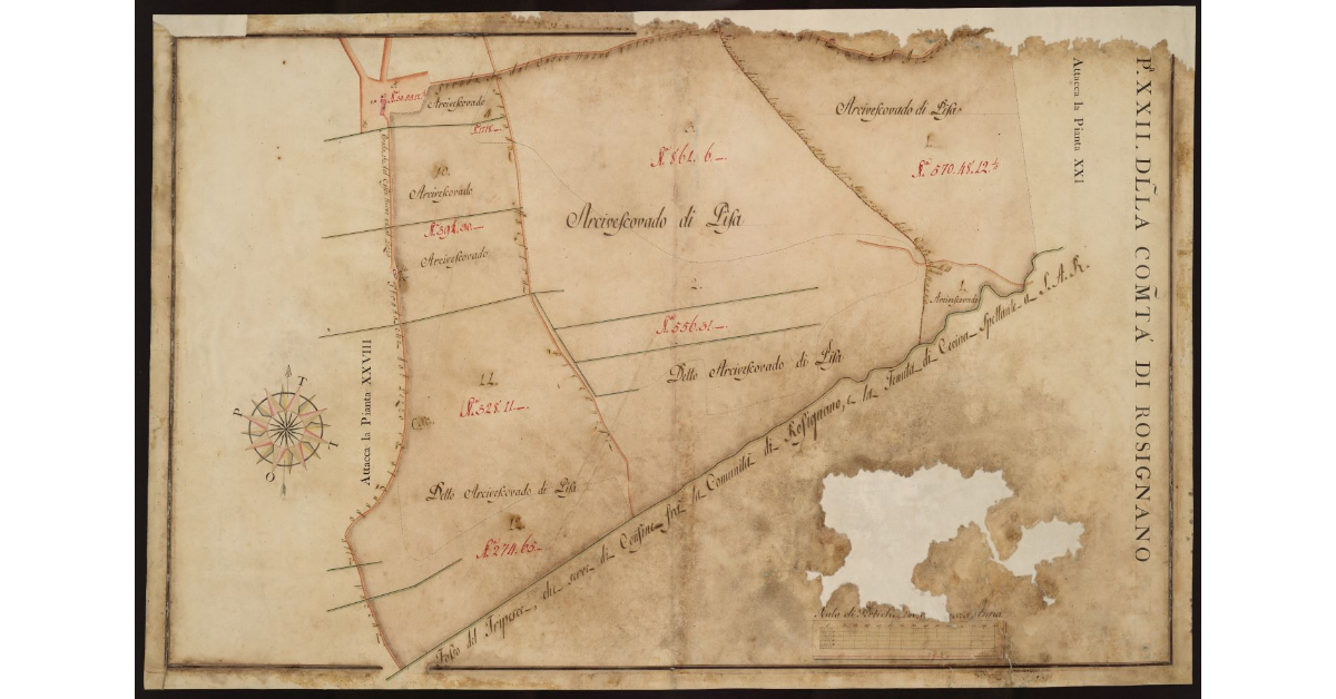 P[ianta] XXII della Comunità di Rosignano