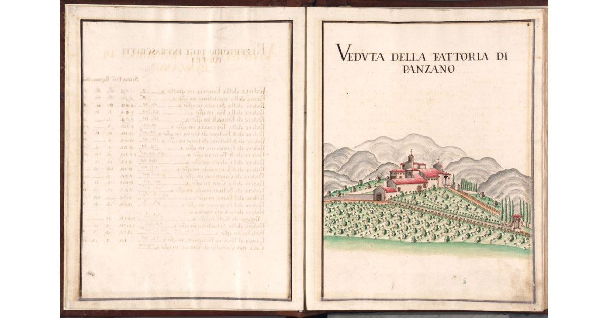 Veduta della Fattoria di Panzano