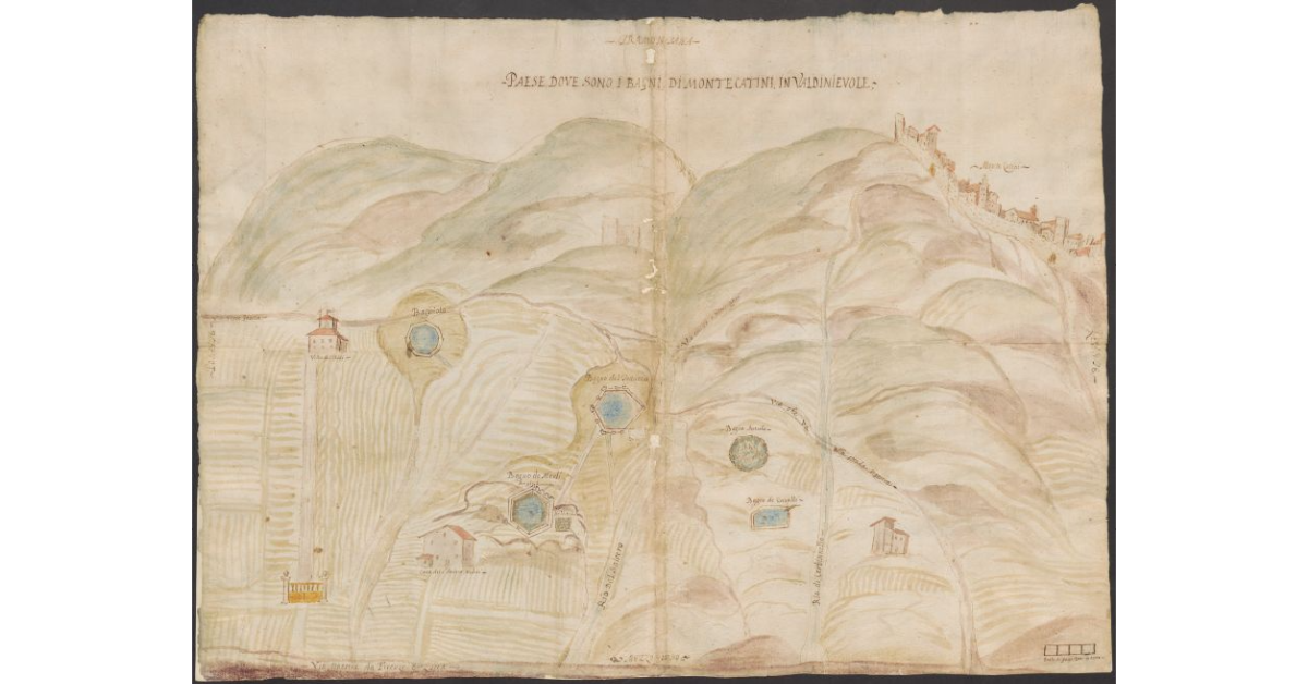 Paese dove sono i bagni di Montecatini in Valdinievole