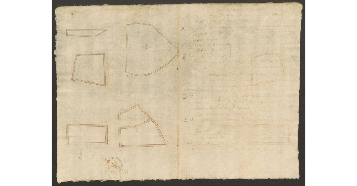 [Appezzamenti di terreno concessi a livello a Giuseppe Casucci dallo Spedale della Pieve di Chio]