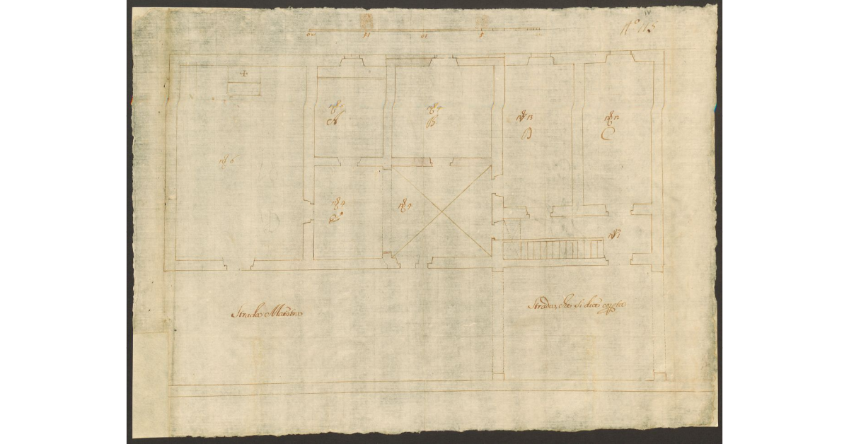 [Pianta dello Spedale di S. Maria alla Querciola]