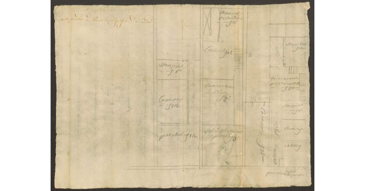 [Pianta dello Spedale dei Poveri Religiosi di San Giovanni]