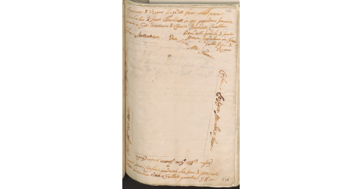 [Appezzamento di terreno lavorativo vitato e gelsato posto nel comune di Uzzano in località Forra Nera, tenuto a livello dai fratelli Benedetti]