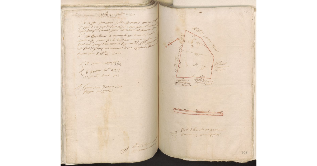 [Appezzamento di terreno posto nel territorio di Stazzema tenuto a livello da Antonio Bertozzi di Corvaia su concessione dello Spedale di S. Iacopo e S. Filippo]