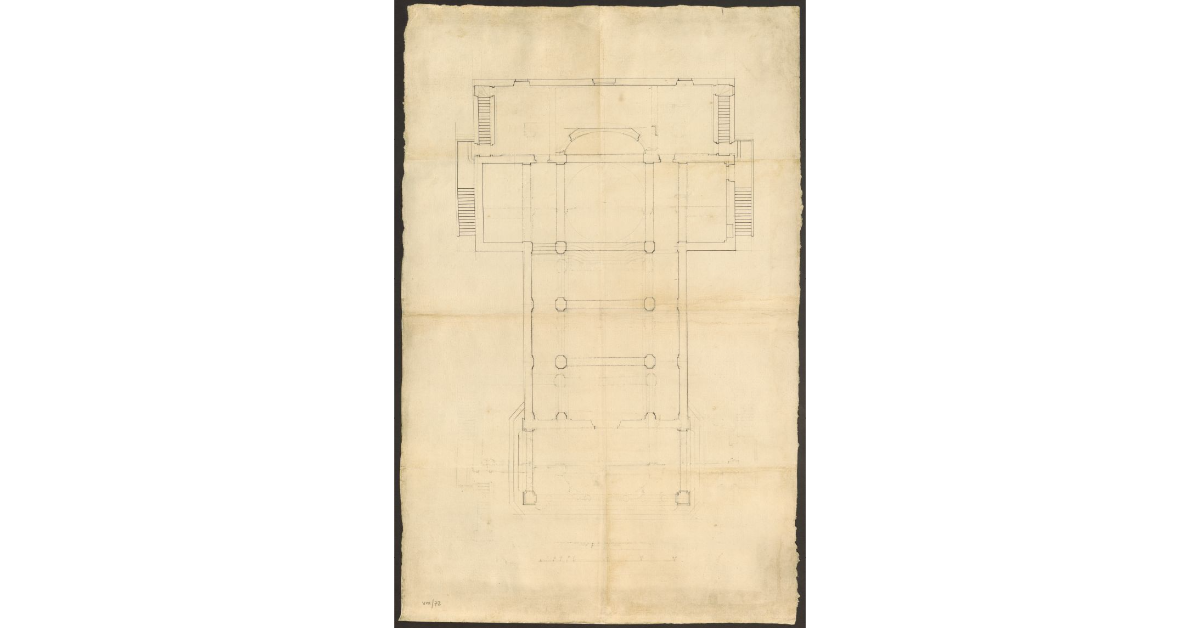 [Pianta dell’Oratorio della Madonna del Piano di Poggibonsi]