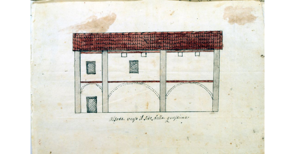 Alzata verso il sito della questione