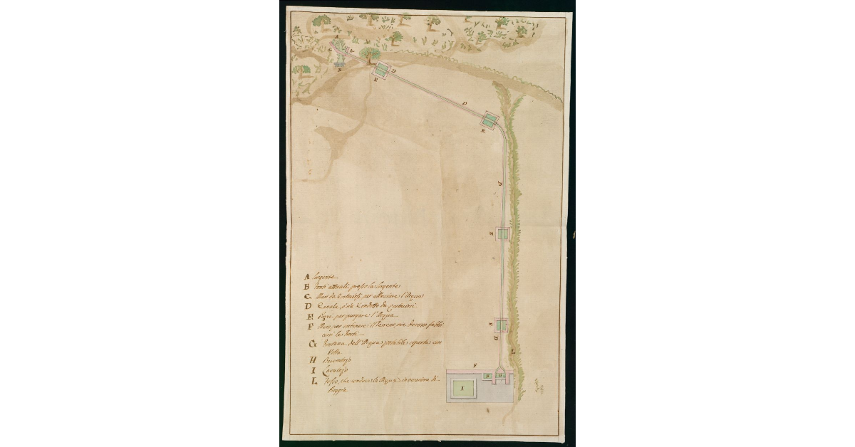 [Progetto della fonte di Sassofortino]