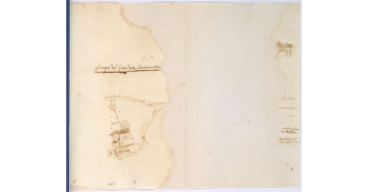 Disegno del Luogo della Controversia