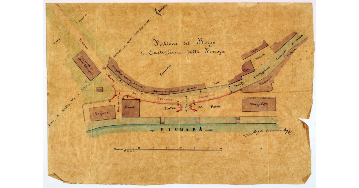 Porzione del Borgo di Castiglione della Pescaia