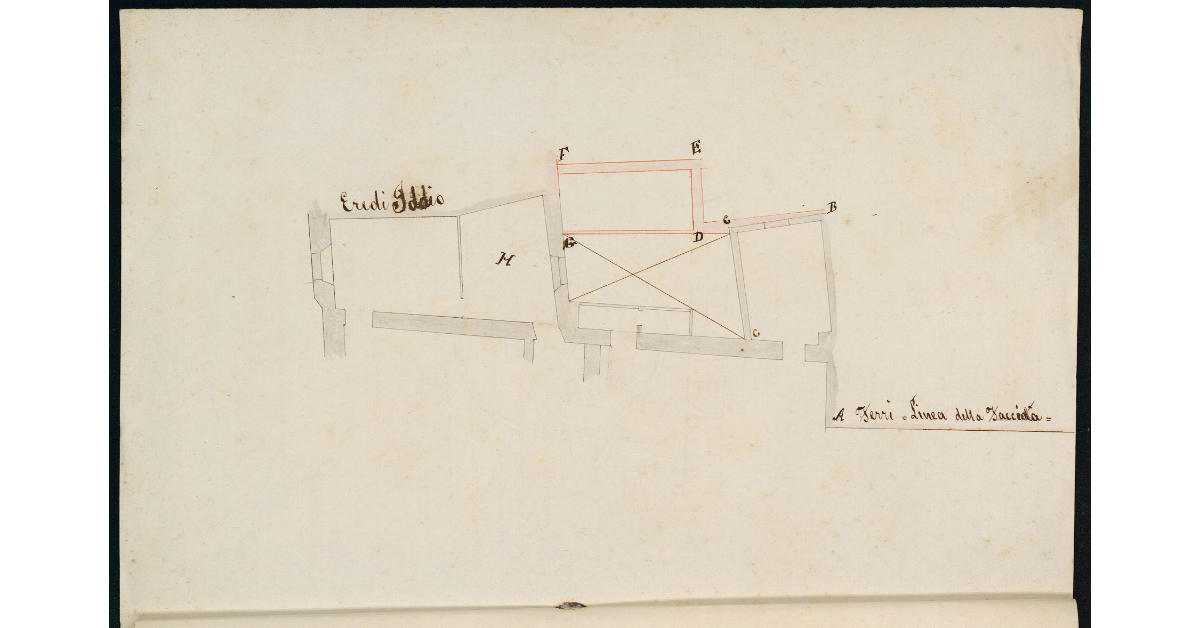 [Progetto di ampliamento della casa del Sig. Ferri in via Colonnella a Grosseto]