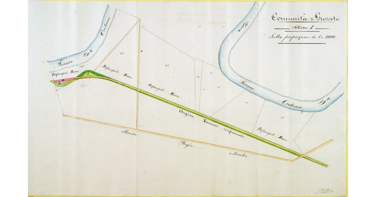 [Espropriazione degli appezzamenti di terreno della sig.ra Maria Stefanopoli per la realizzazione del nuovo argine destro del fiume Ombrone]