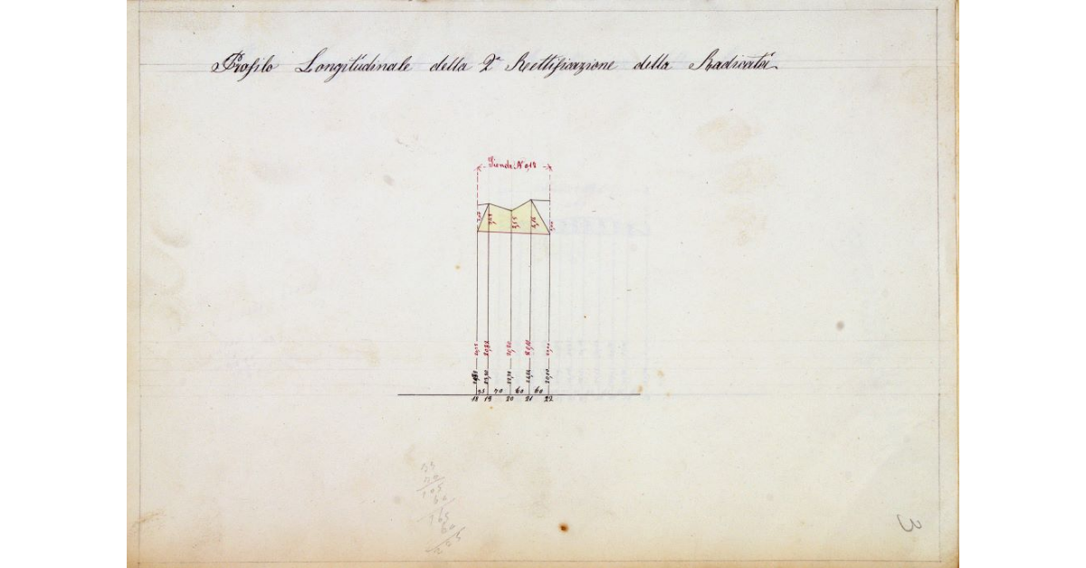 Profilo longitudinale della 2ª Rettificazione della Radicata
