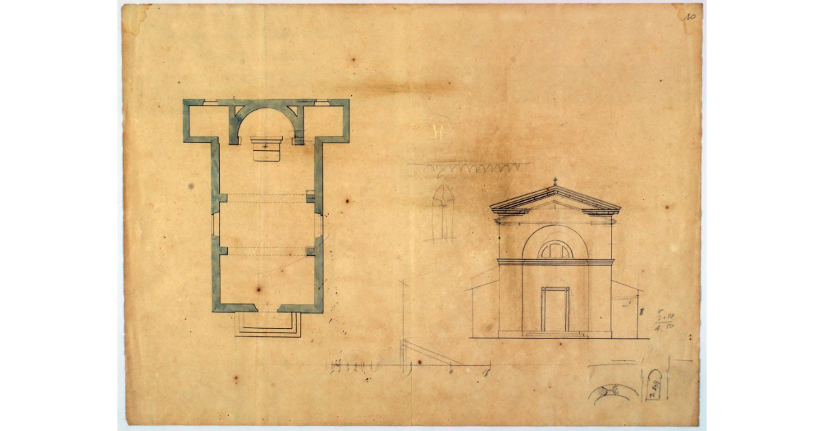 Pianta e Alzato del nuovo proposto Oratorio di Salajola