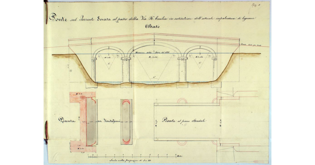 Ponte sul Torrente Sovata al passo della Via Rª. Emilia in sostituzione dell'attuale impalcatura di legname