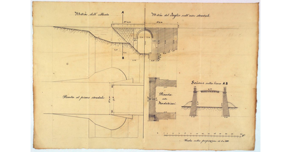 [Ponticello da costruirsi sul tratto di strada d'accesso al ponte sul fiume Fiora]