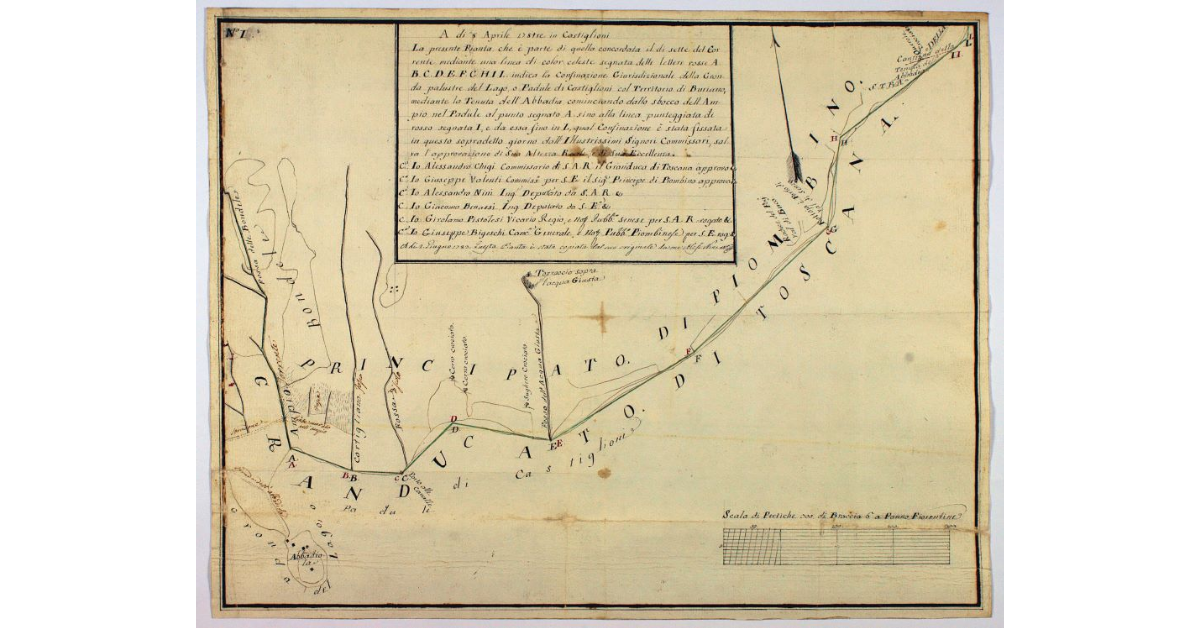 [Confine fra Buriano e Castiglione]