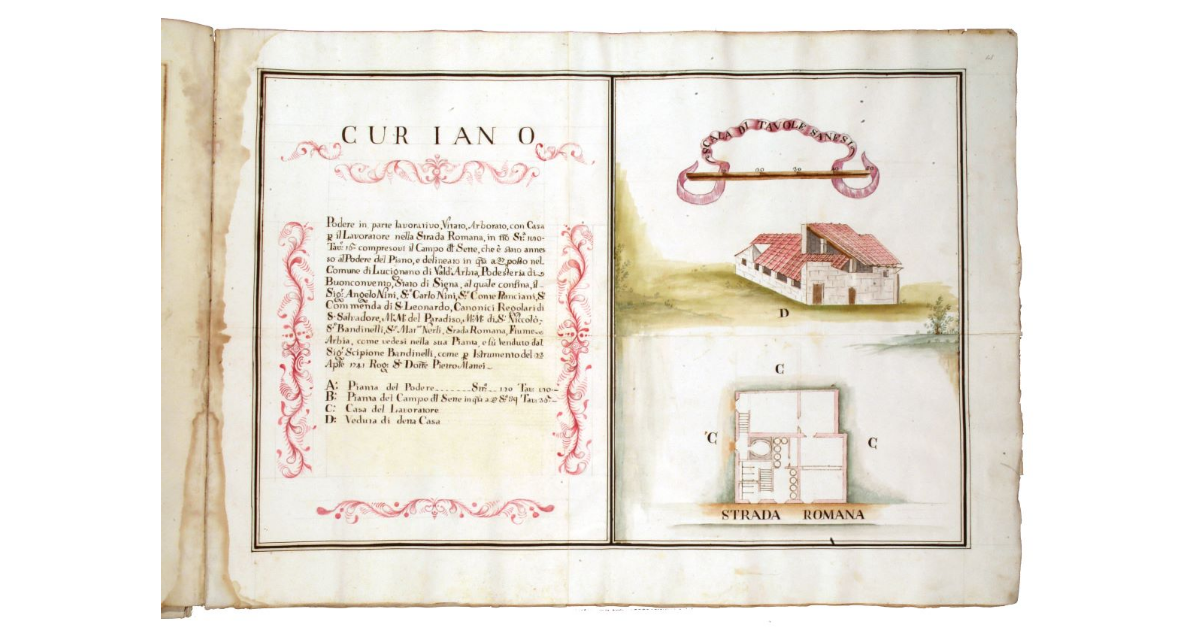 Curiano [case e annessi del podere]