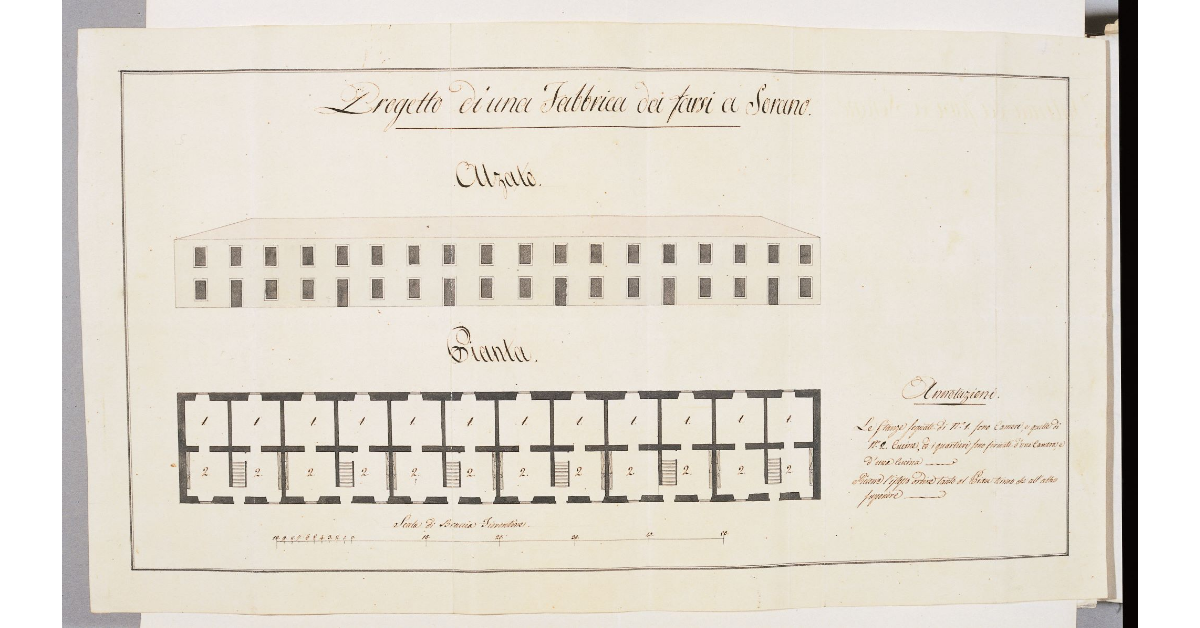 Progetto di una Fabbrica da farsi a Sorano