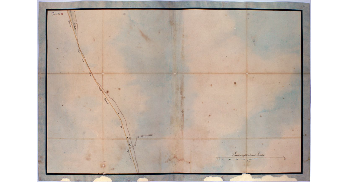 [Pianta generale della Strada Regia da Grosseto a Orbetello. Tavola III]