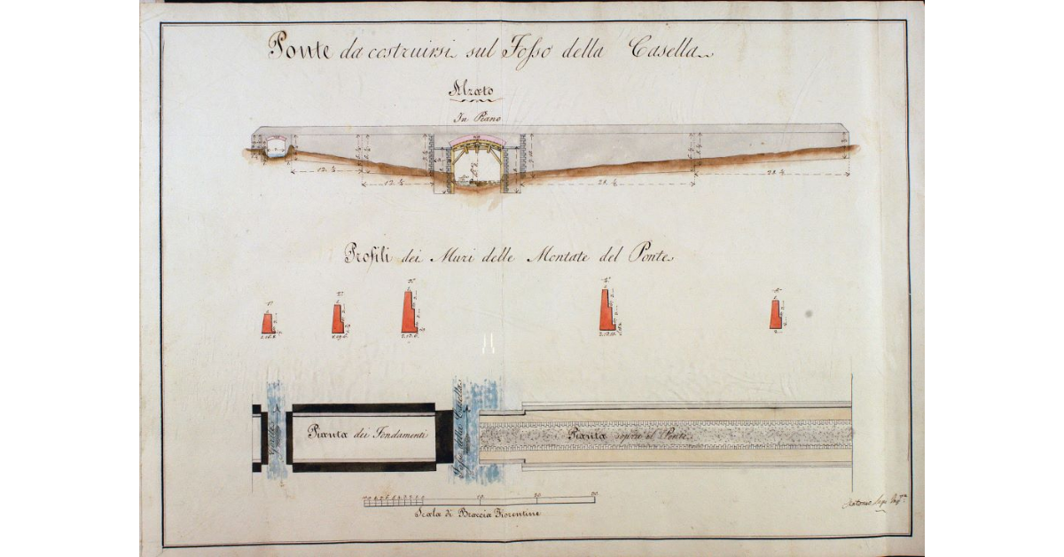 Ponte da costruirsi sul Fosso della Casella