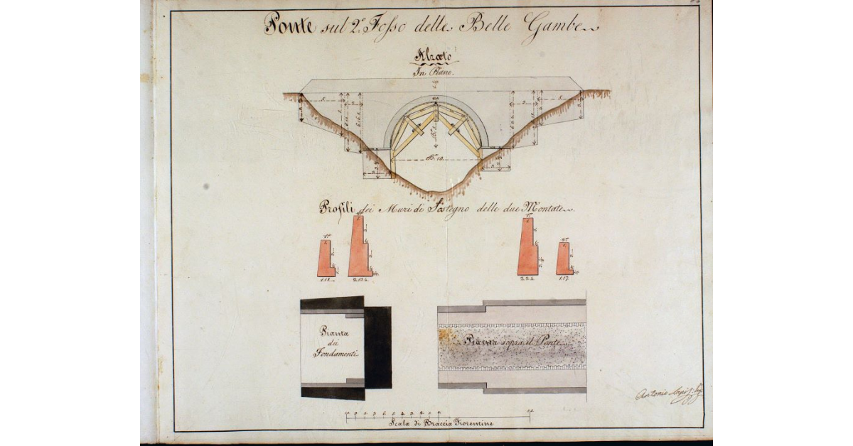 Ponte sul 2° Fosso delle Belle Gambe