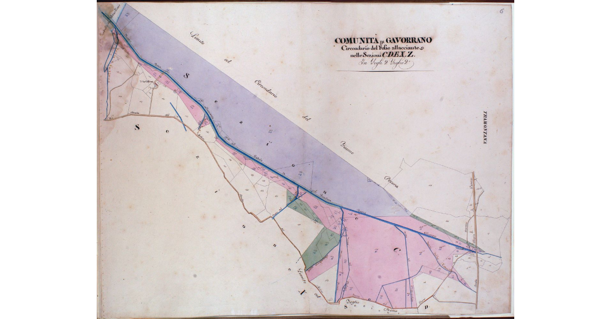 Comunità di Gavorrano. Circondario del Fosso allacciante nelle Sezioni C.D.E.X.Z. In Fogli 2. Foglio 2°