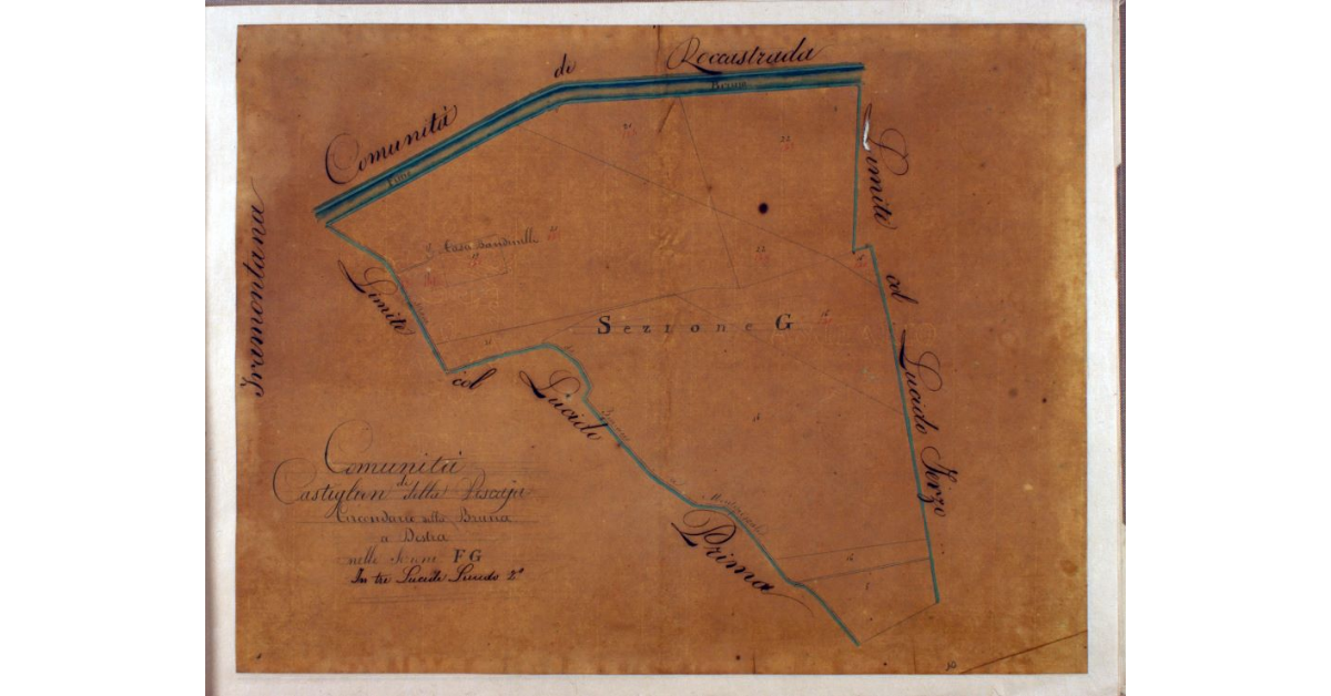 Comunità di Castiglion della Pescaja. Circondario della Bruna a Destra nella Sezione F G. In tre Lucidi. Lucido 2°