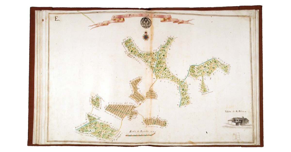Pianta del podere di S. Felice