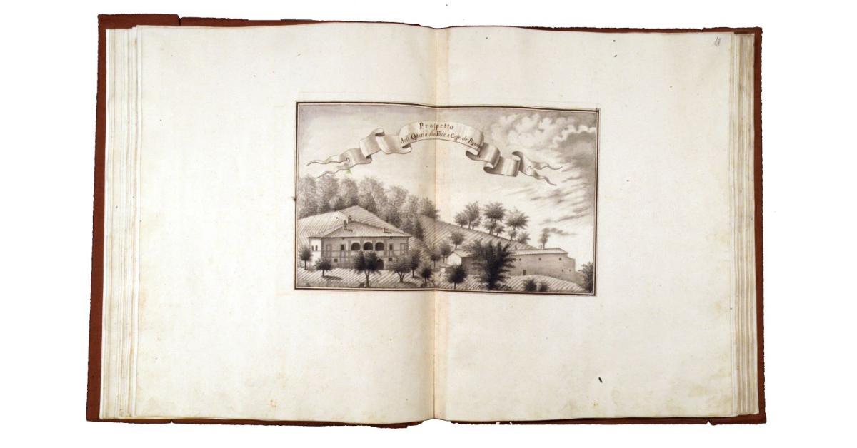 Prospetto dell' Osteria della Foce e Case de' Pigionali