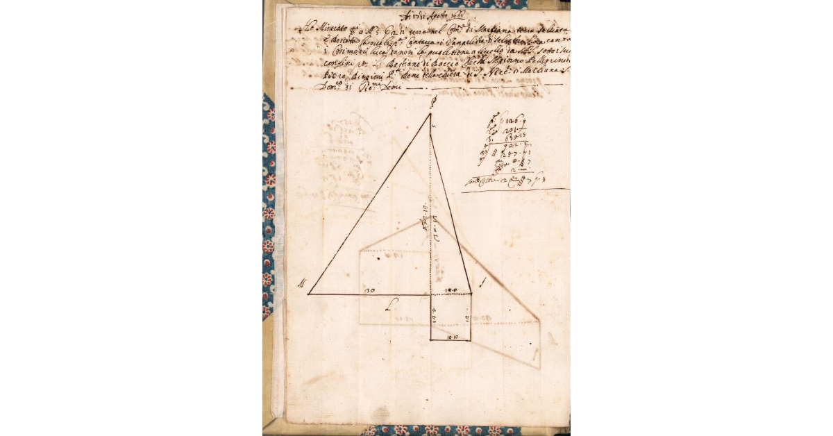 [Appezzamento di terreno tenuto a livello da Cosimo Danesi nella comunità di Marliana]