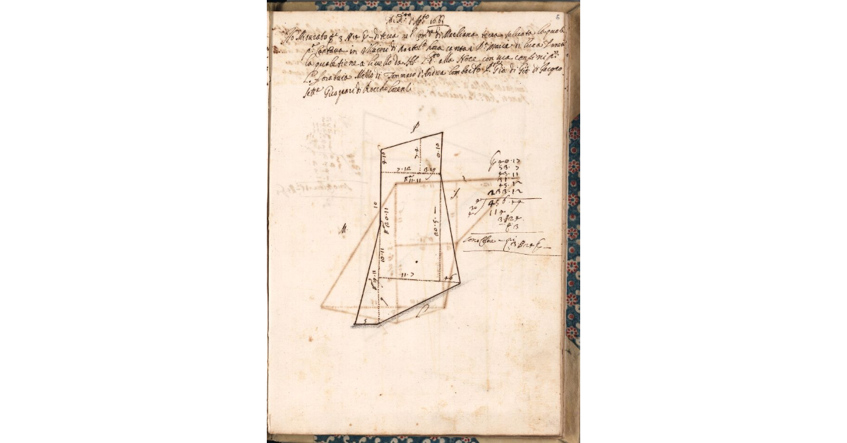 [Appezzamento di terreno tenuto a livello da Maria di Luca Danesi nella comunità di Marliana]